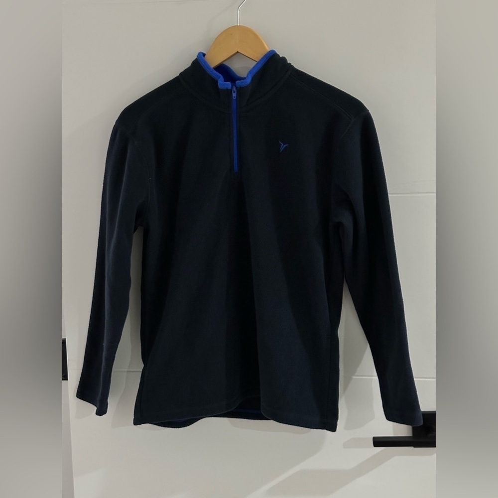 Old Navy: Boys Quarter Zip-Up Long Sleeve Fleece- Size XL